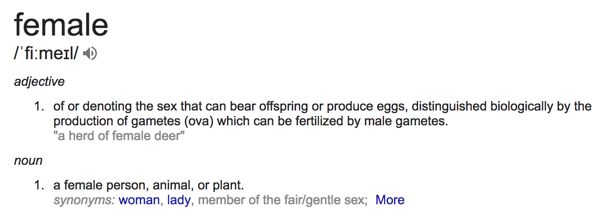 Weiblichkeit Definition
